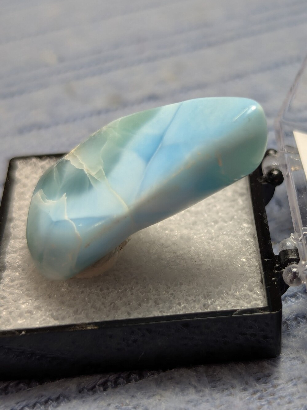 Larimar Polished Chunky Slab Piece - Picture 2 of 6